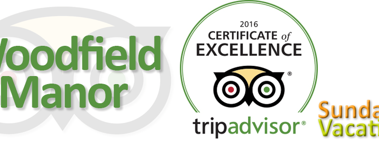 Woodfield Manor a Sundance Vacations Resort earns 2016 TripAdvisor