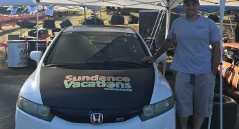 Jody Miller Places Second in Class at Giants Despair Hillclimb with Sundance Vacations Car